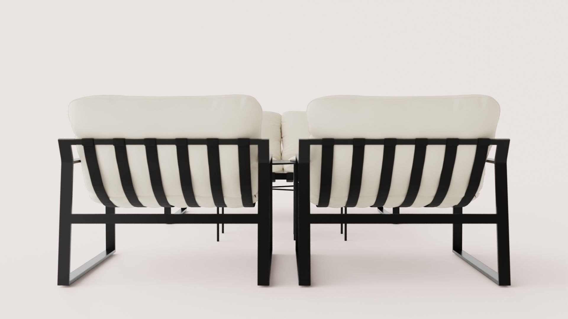 SOFA GROUP NAPOLI Low-poly 3D model_4