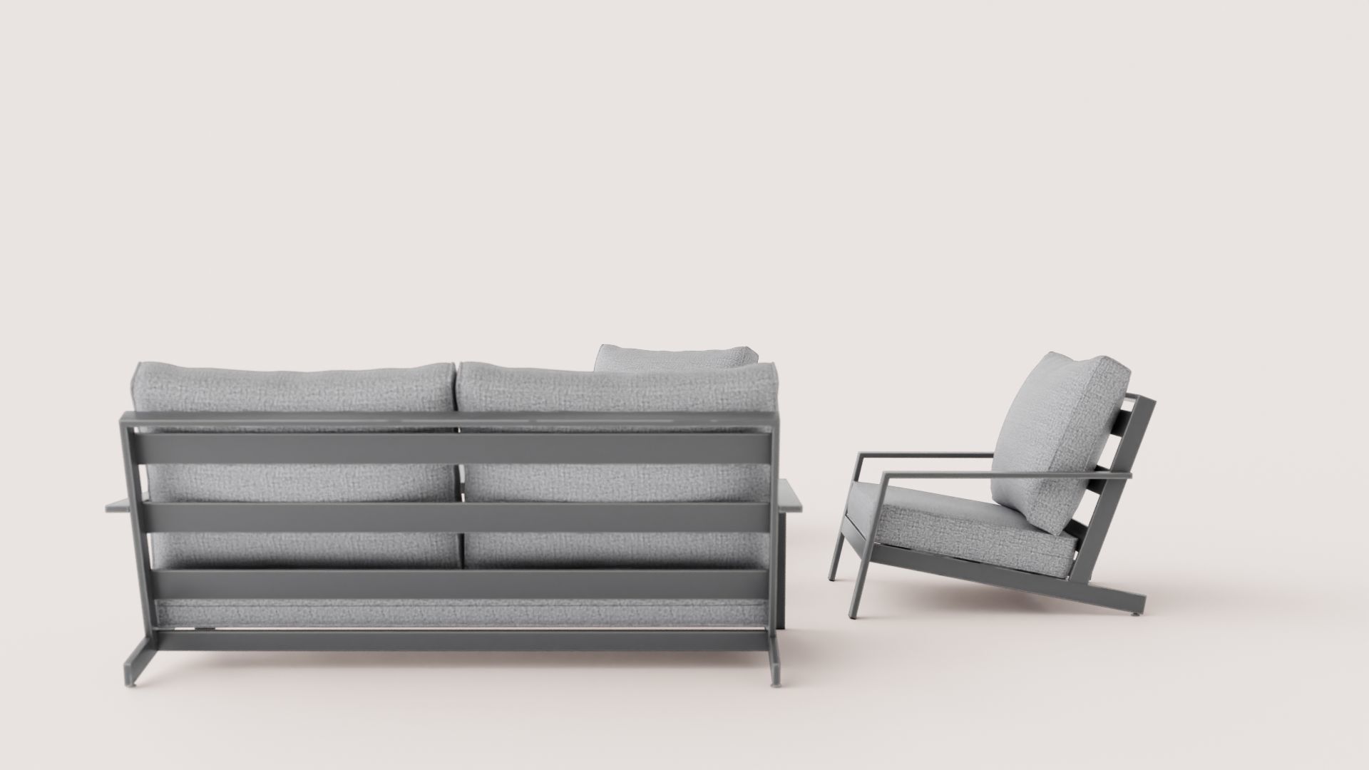 SOFA GROUP COMFY BEL-AIR Low-poly 3D model_4