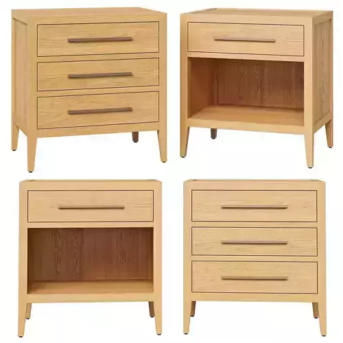 Restoration Hardware nightstand French Contemporary 26