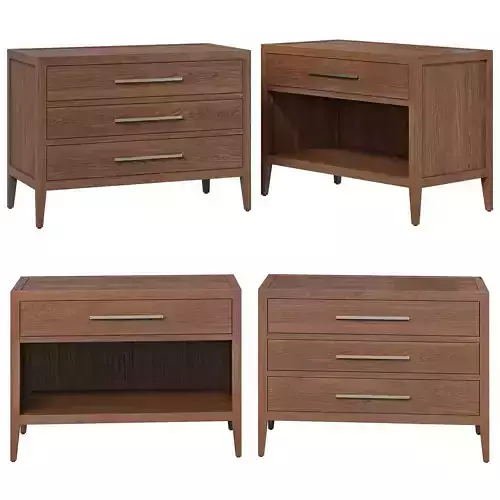 Restoration Hardware nightstand French Contemporary 38