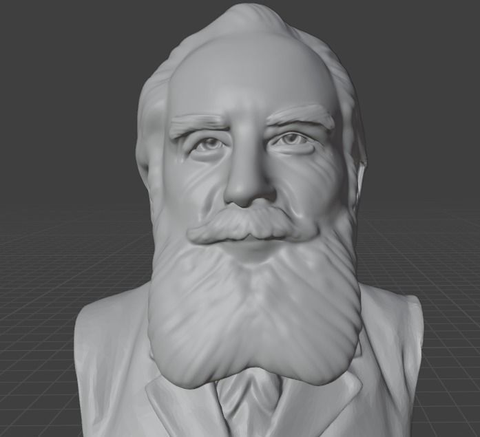 Ernst Haeckel 3D print model_1