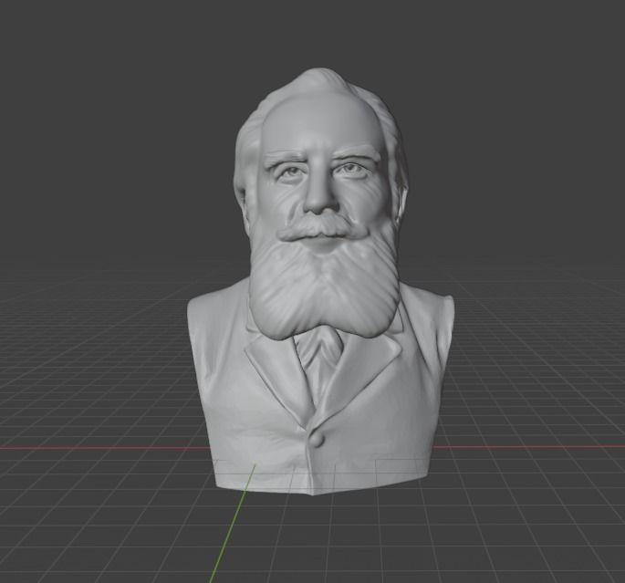 Ernst Haeckel 3D print model_2
