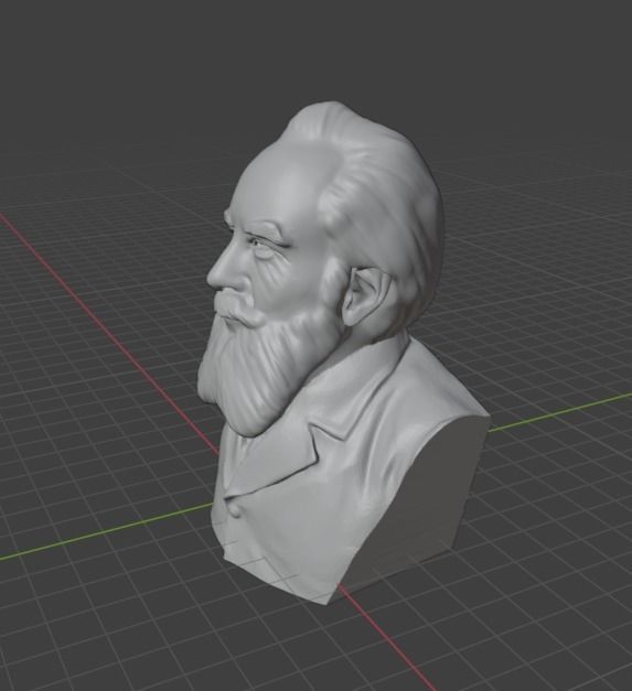 Ernst Haeckel 3D print model_13