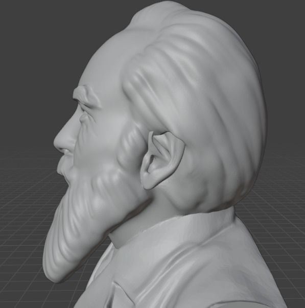 Ernst Haeckel 3D print model_9
