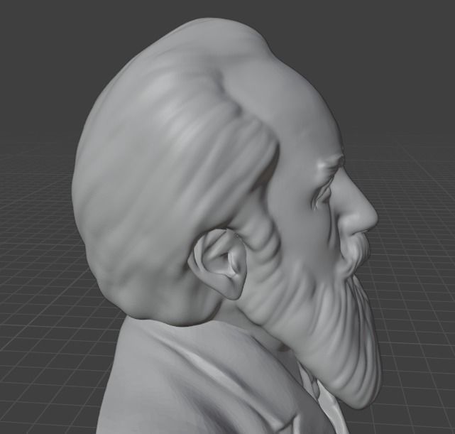 Ernst Haeckel 3D print model_14