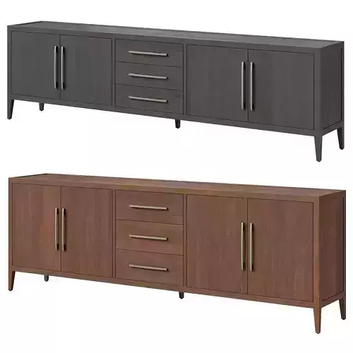 Restoration Hardware media console sideboard French Contemporary