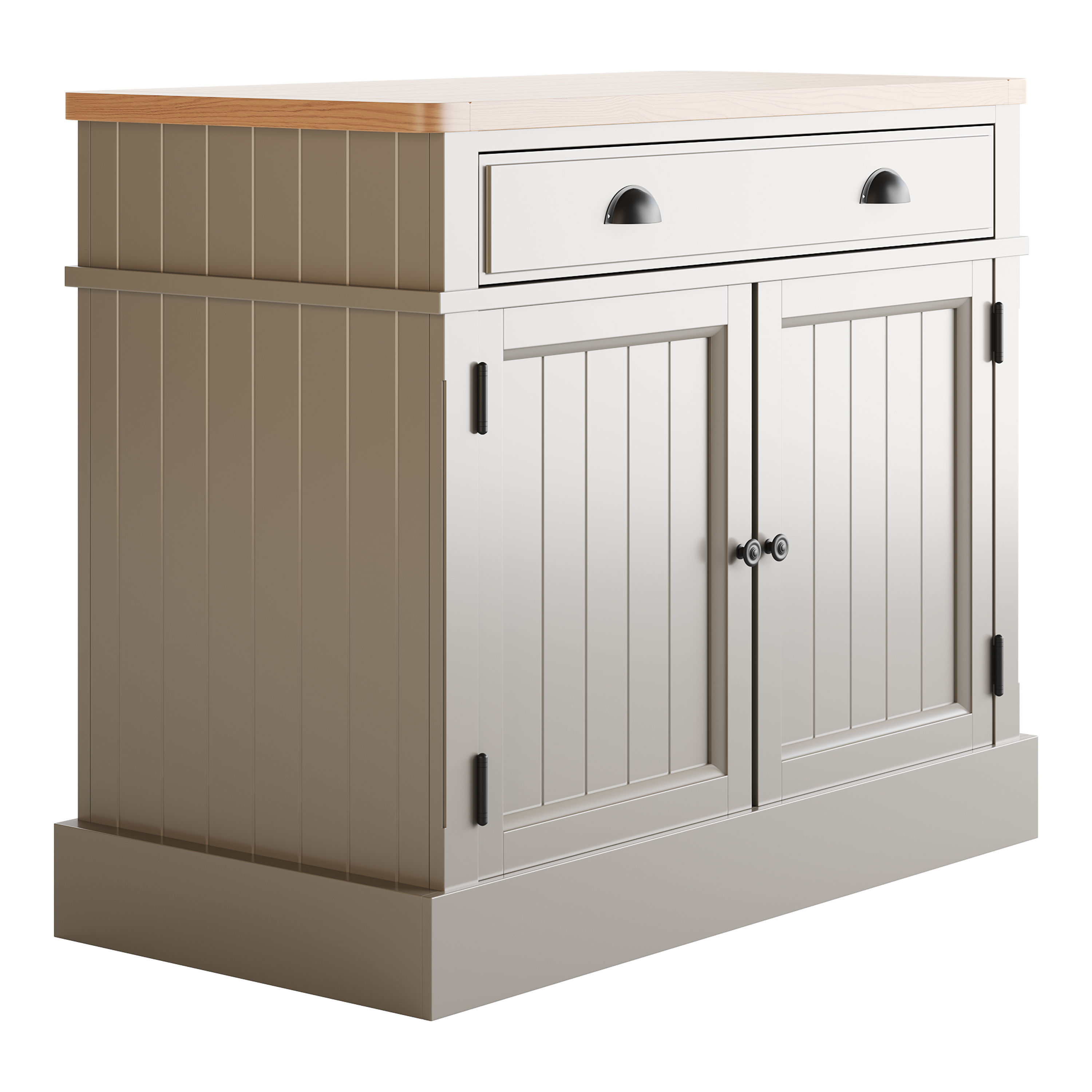 Harrogate 2 Door Sideboard in Prairie 3D model_3
