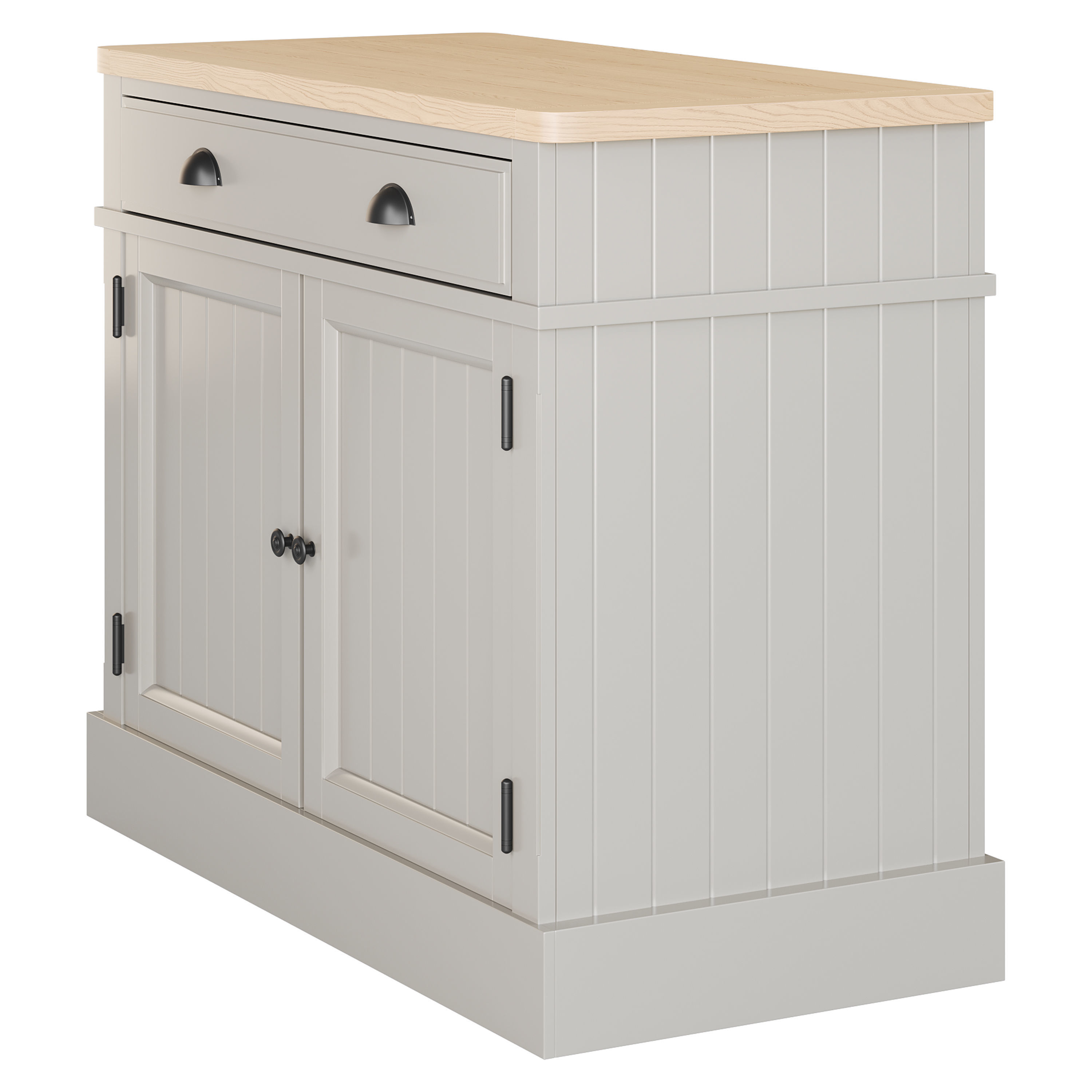 Harrogate 2 Door Sideboard in Prairie 3D model_1