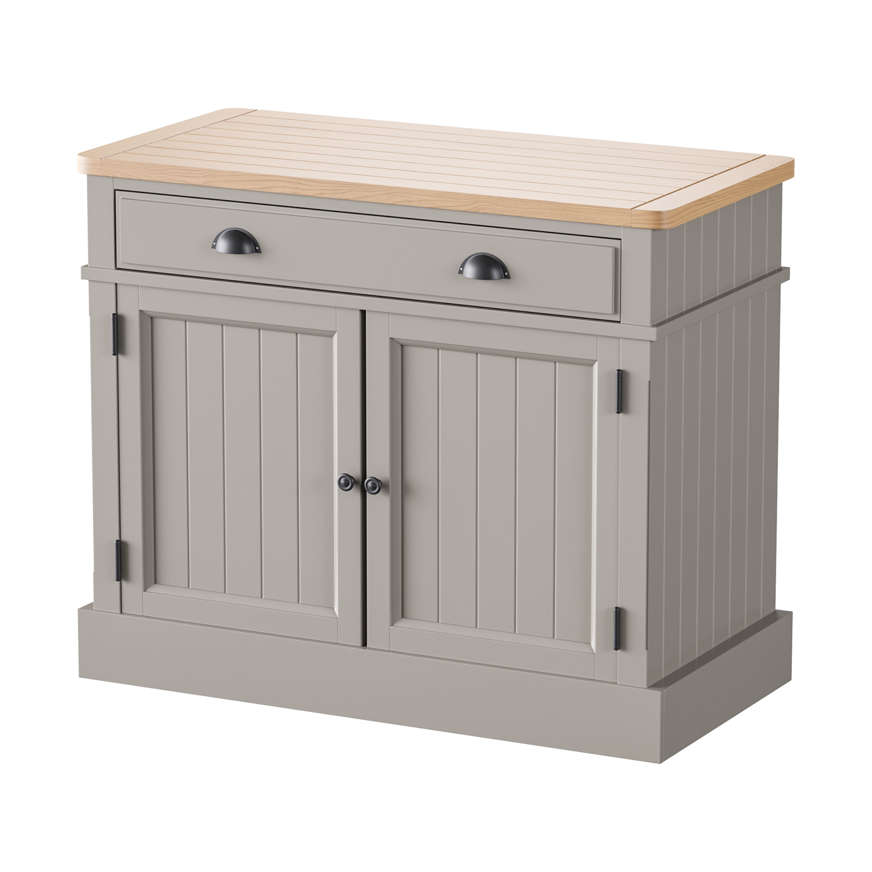 Harrogate 2 Door Sideboard in Prairie 3D model_9