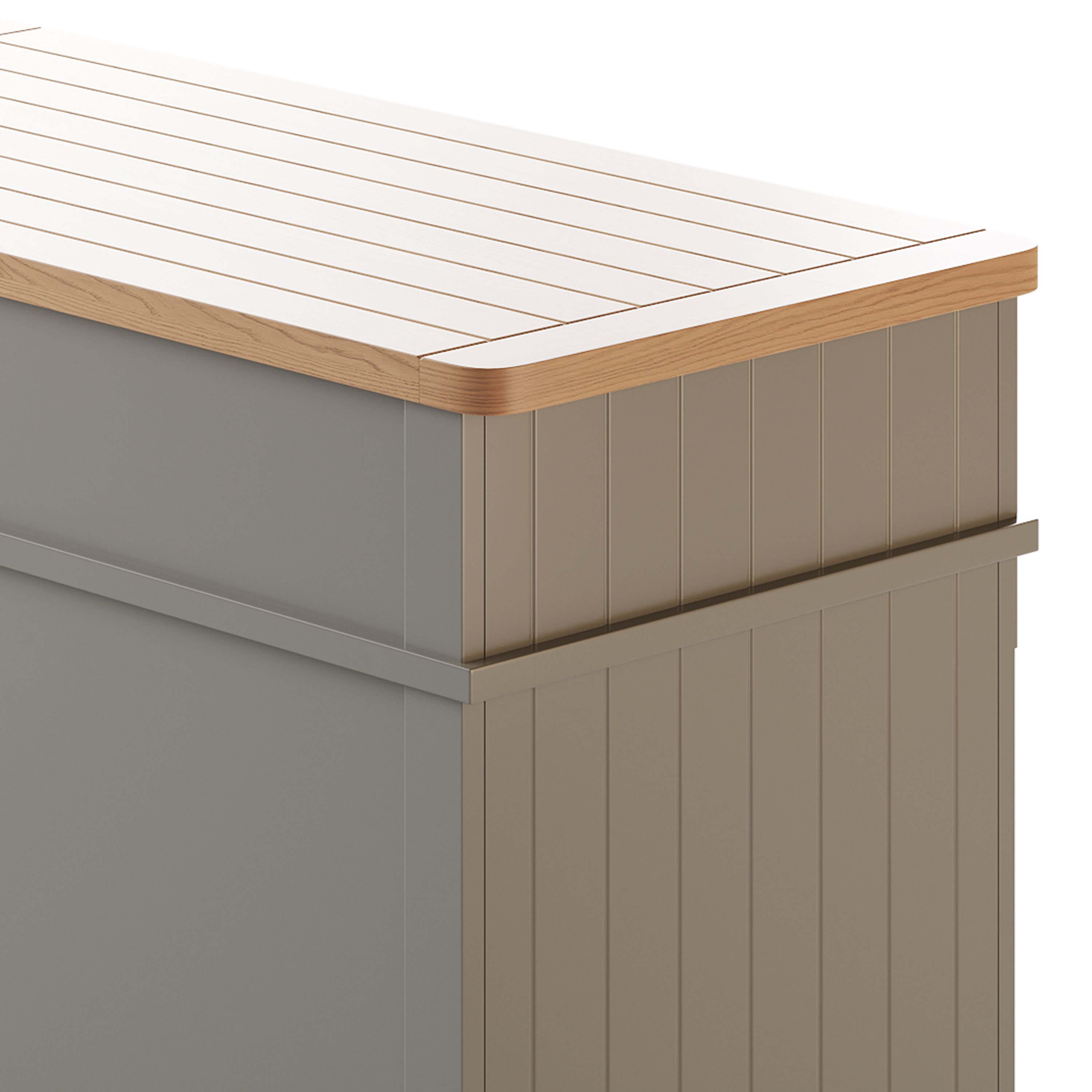 Harrogate 2 Door Sideboard in Prairie 3D model_6