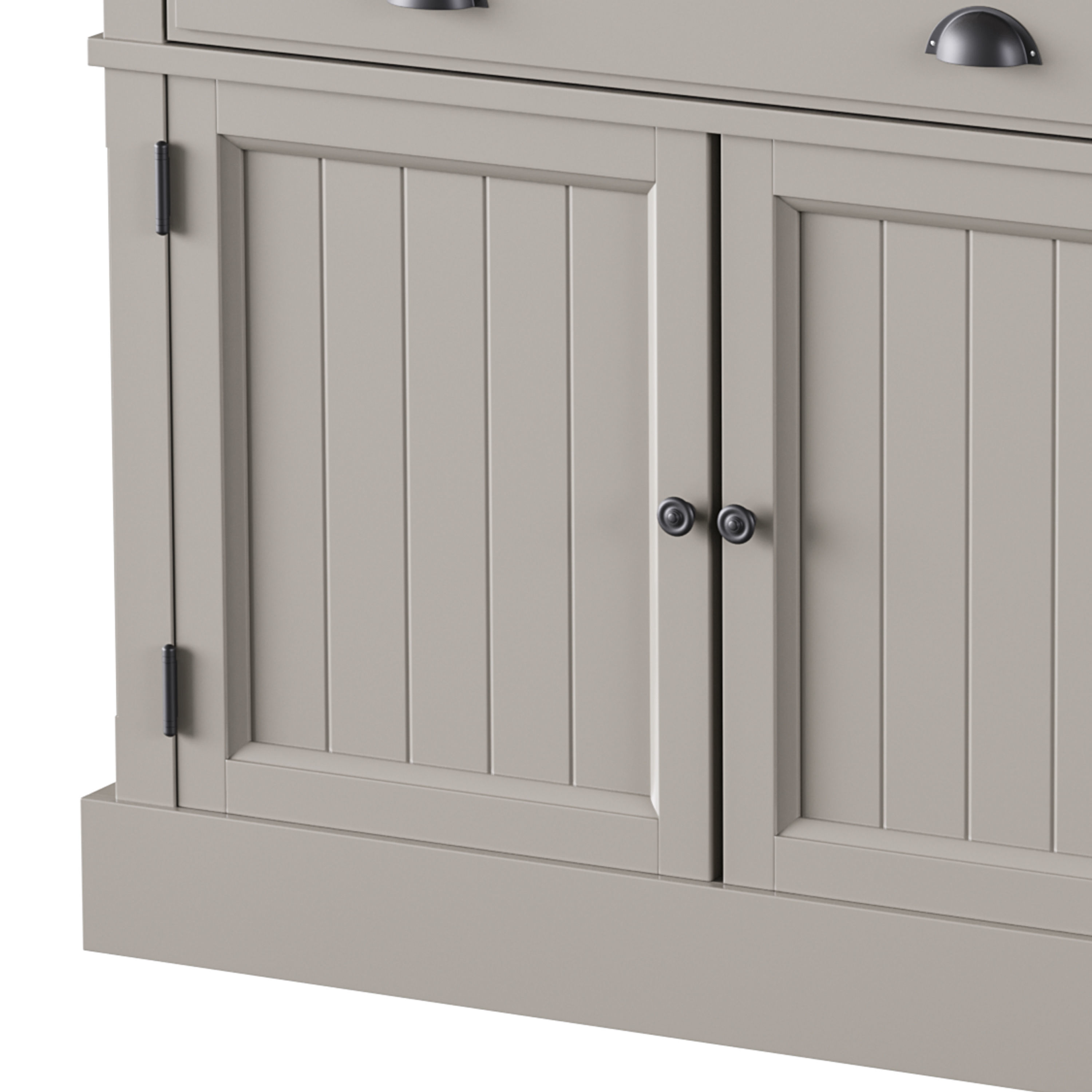 Harrogate 2 Door Sideboard in Prairie 3D model_11
