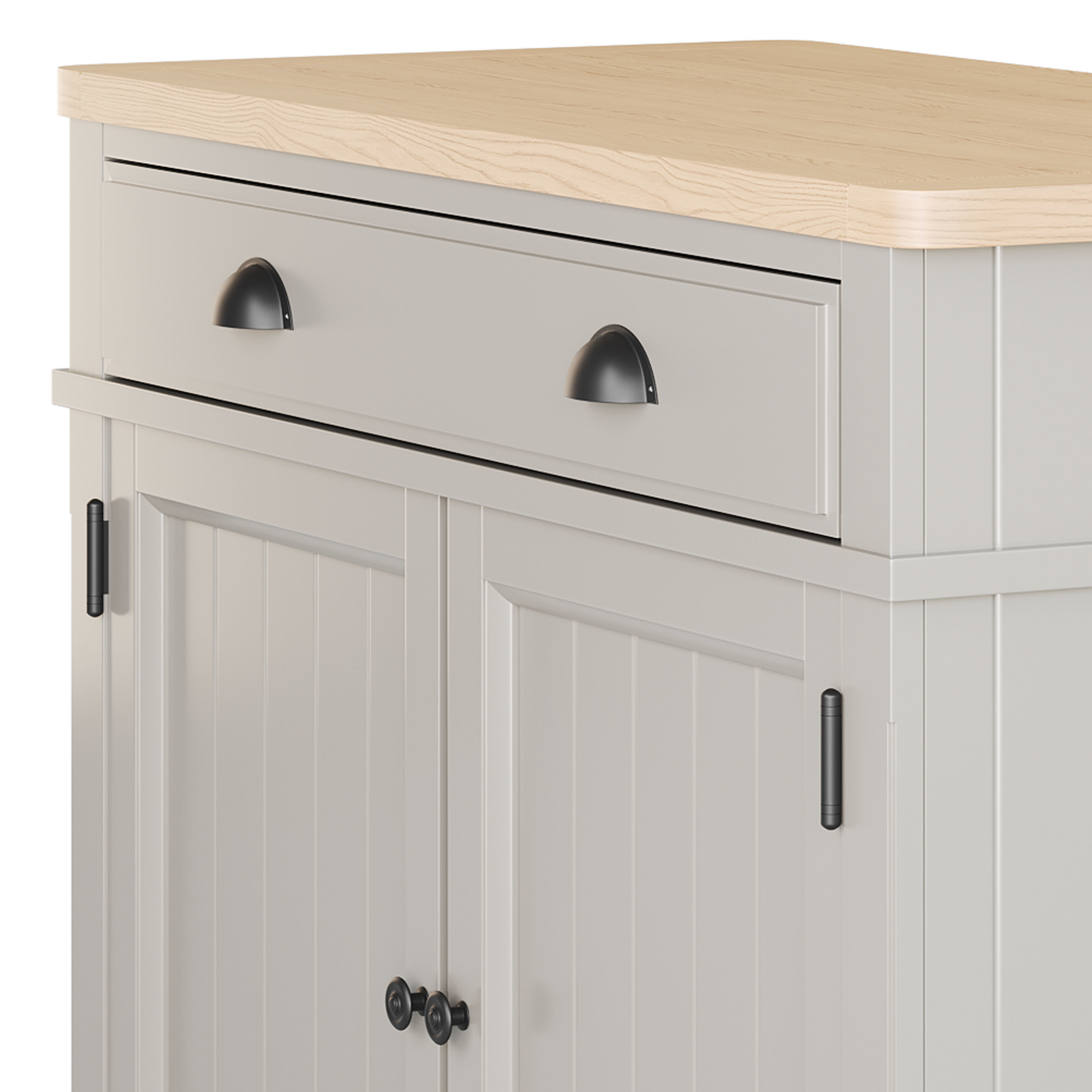 Harrogate 2 Door Sideboard in Prairie 3D model_2