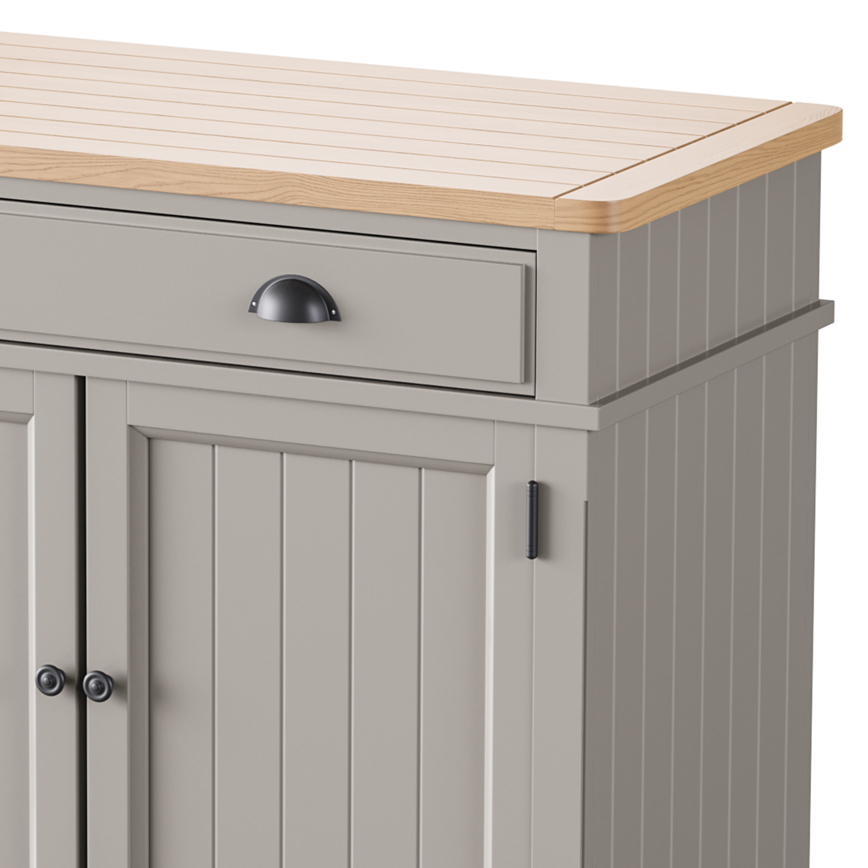 Harrogate 2 Door Sideboard in Prairie 3D model_10