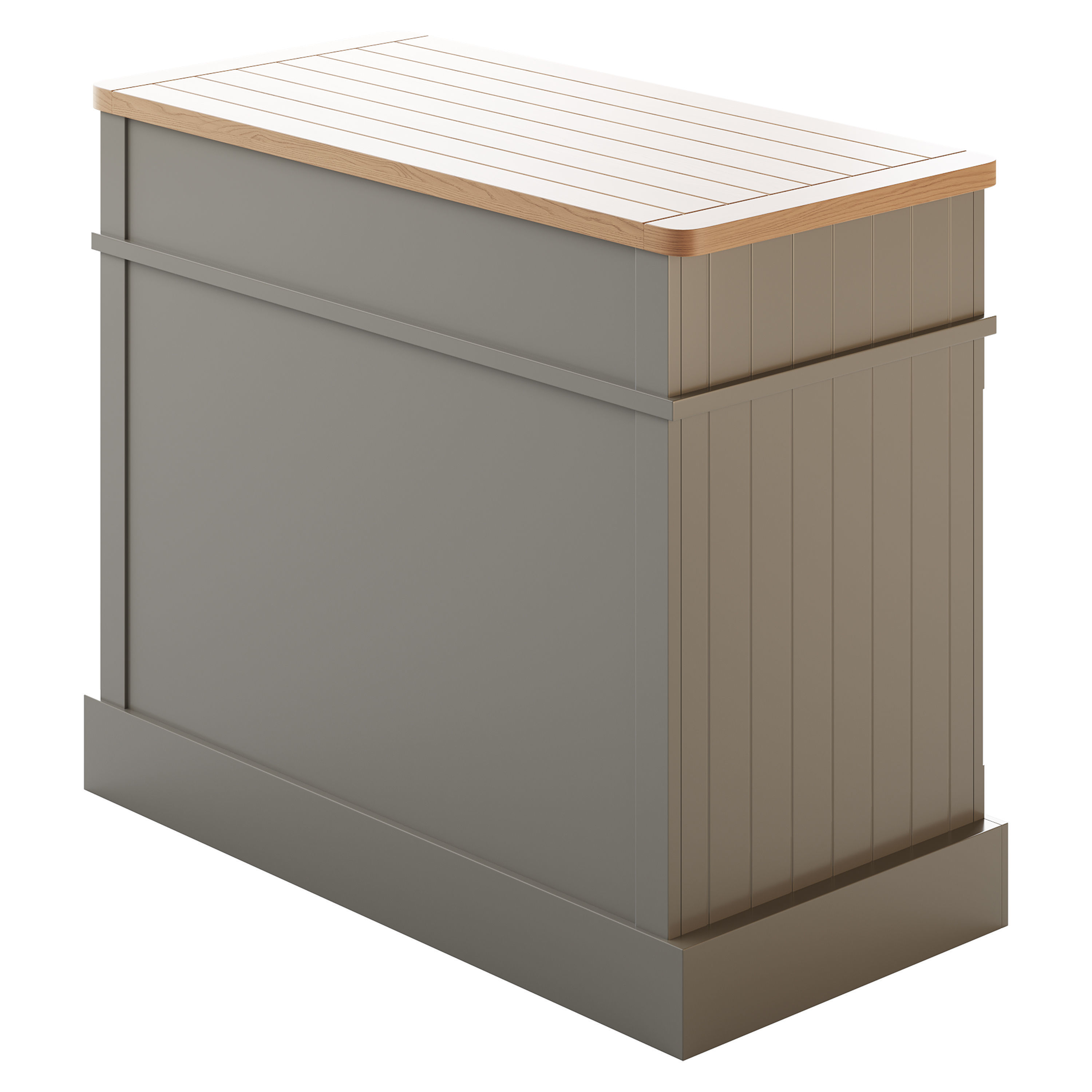 Harrogate 2 Door Sideboard in Prairie 3D model_5