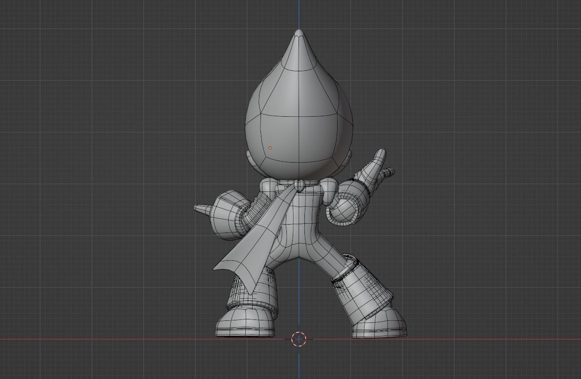Oilman - Megaman Powered up 3D model_11