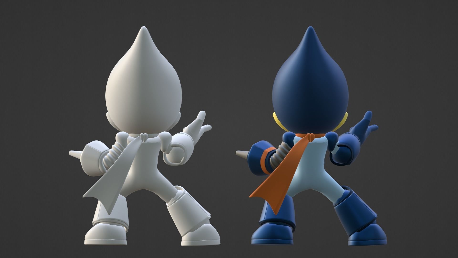 Oilman - Megaman Powered up 3D model_17