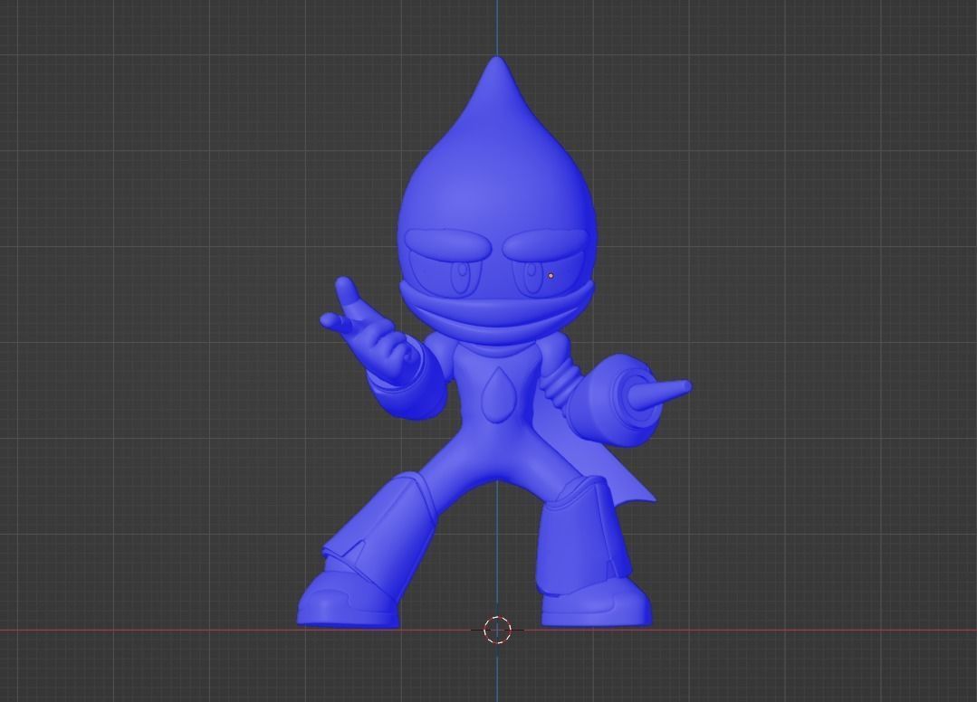 Oilman - Megaman Powered up 3D model_15