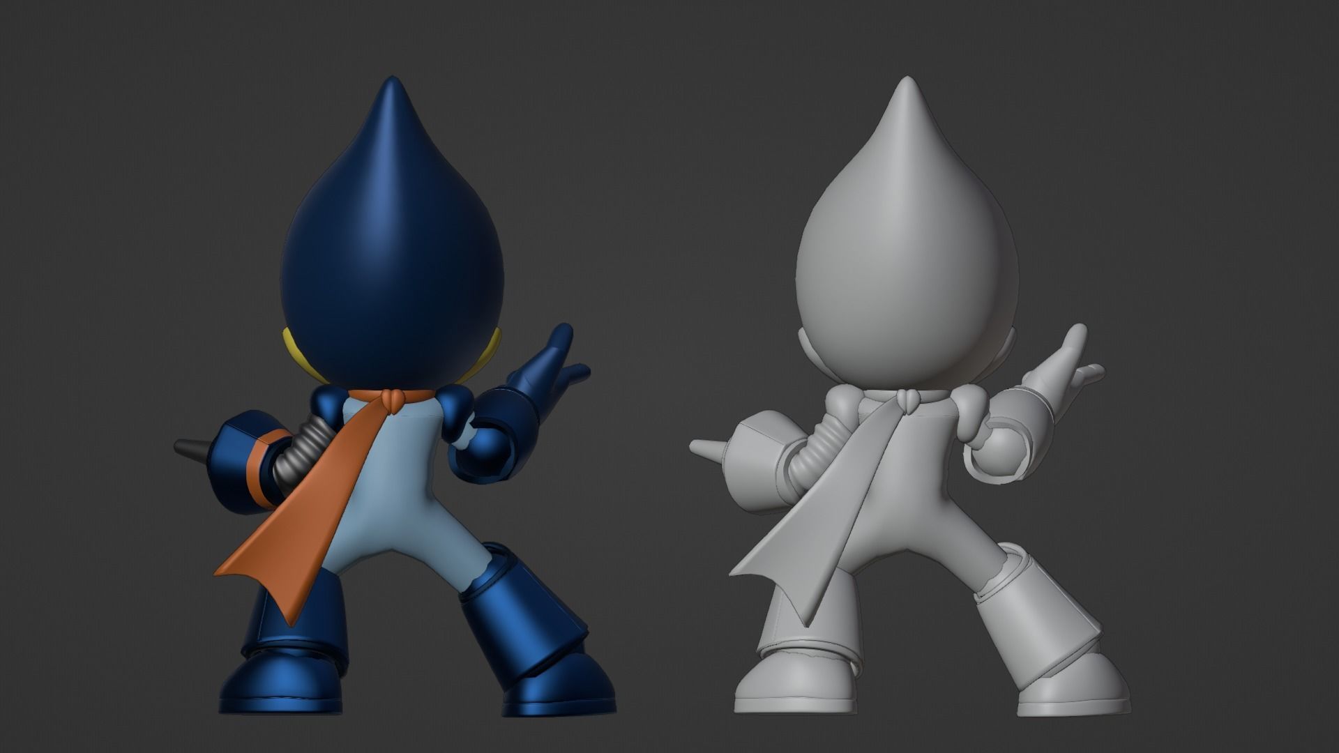 Oilman - Megaman Powered up 3D model_19