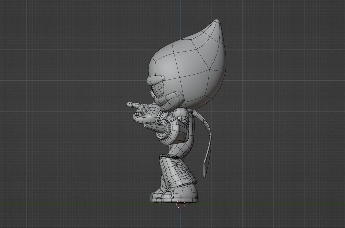 Oilman - Megaman Powered up 3D model_10