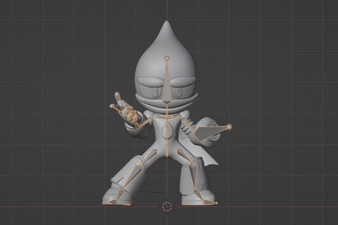 Oilman - Megaman Powered up 3D model_13