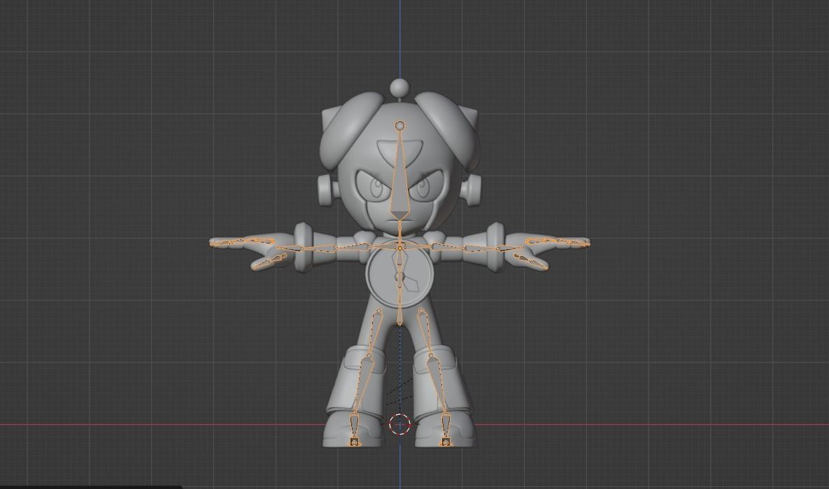 Timeman - Megaman Powered up 3D model_14