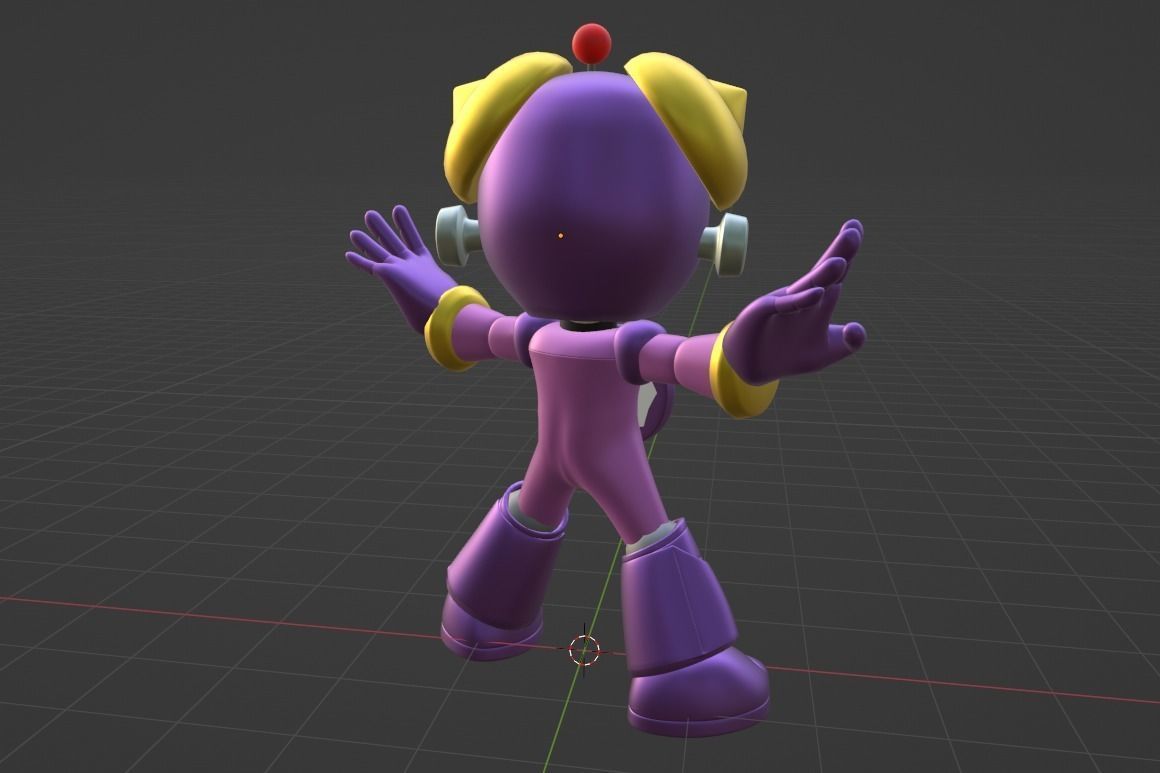 Timeman - Megaman Powered up 3D model_6