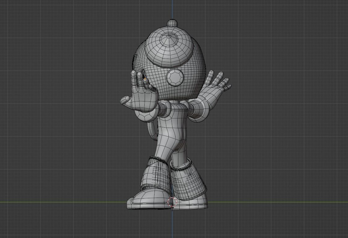 Timeman - Megaman Powered up 3D model_10