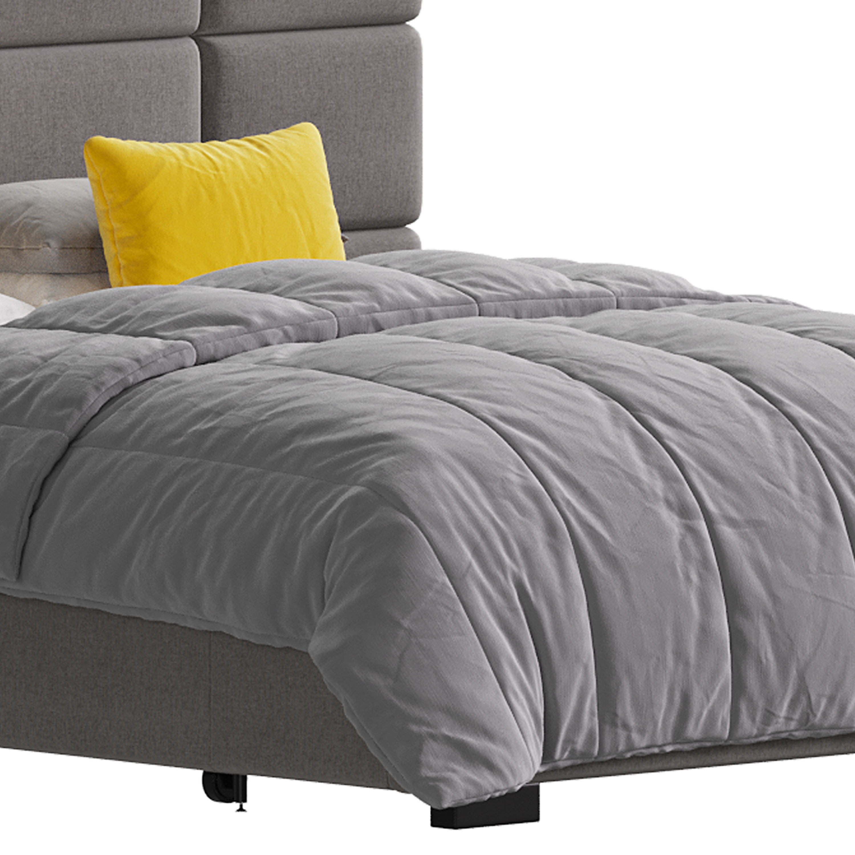 Hart Upholstered Bed Frame 3D model_6