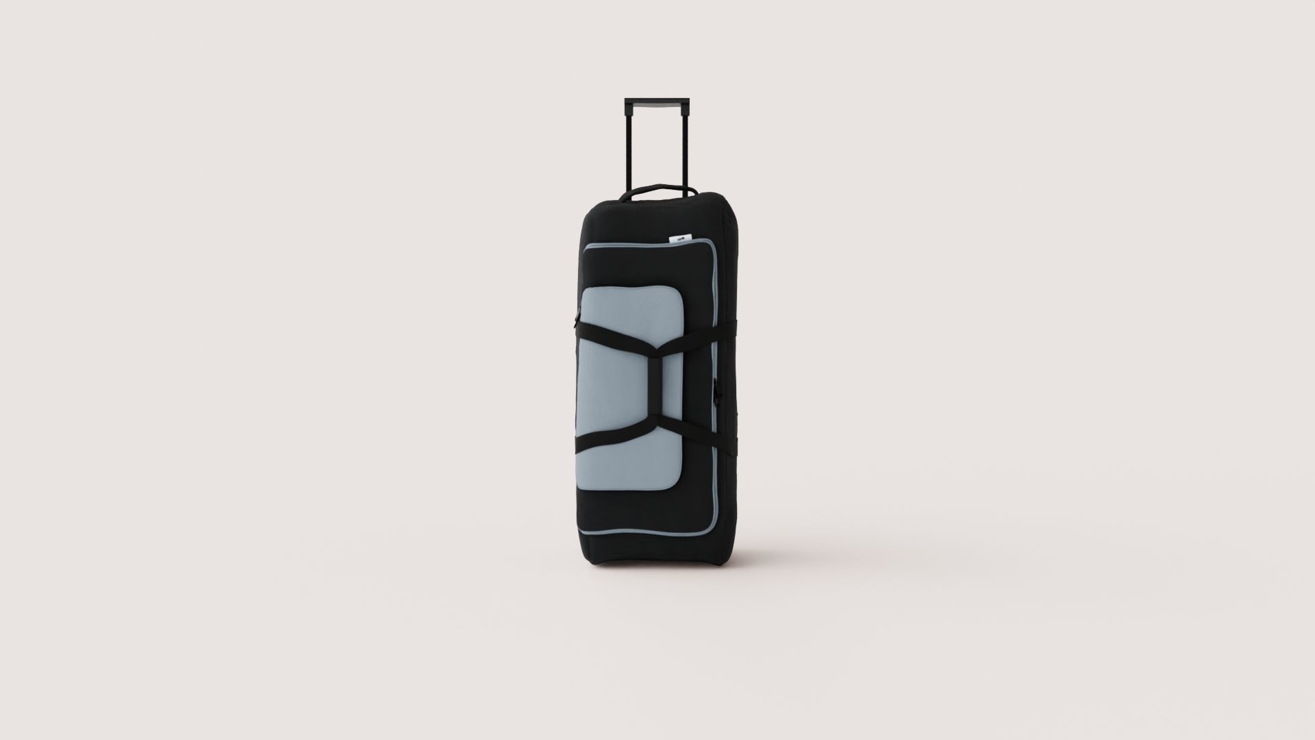 ROLLER BAG Low-poly 3D model_1