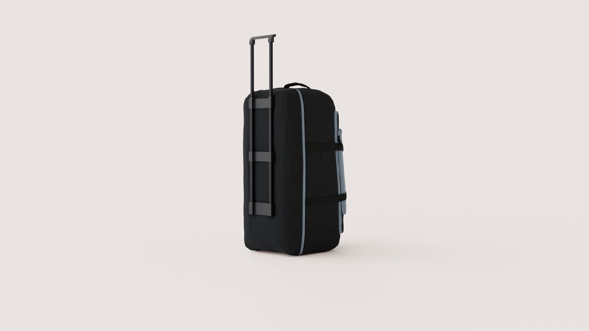 ROLLER BAG Low-poly 3D model_3
