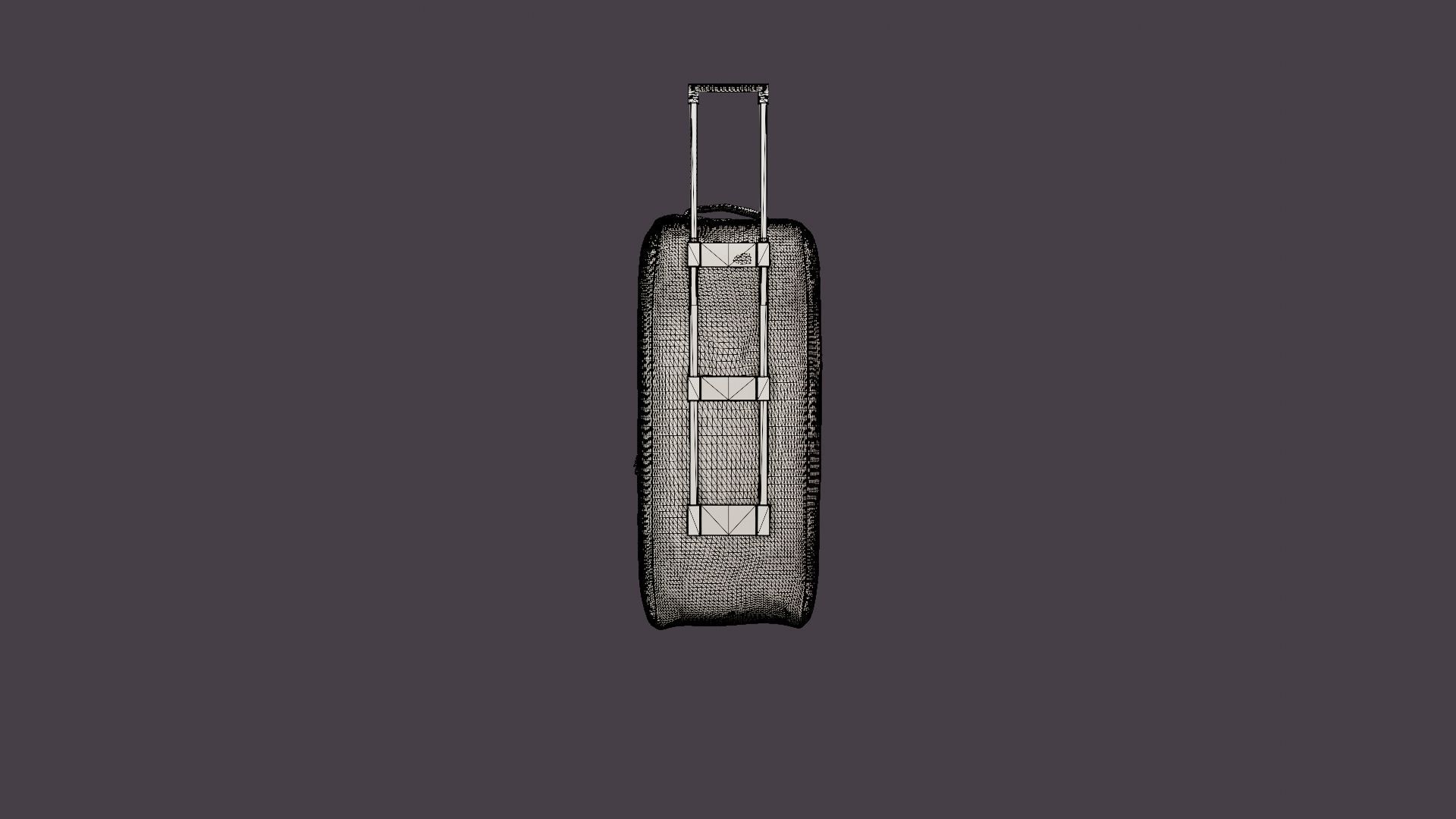 ROLLER BAG Low-poly 3D model_5
