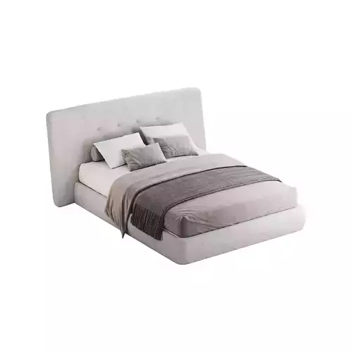 Hendricks Gray Fabric bed