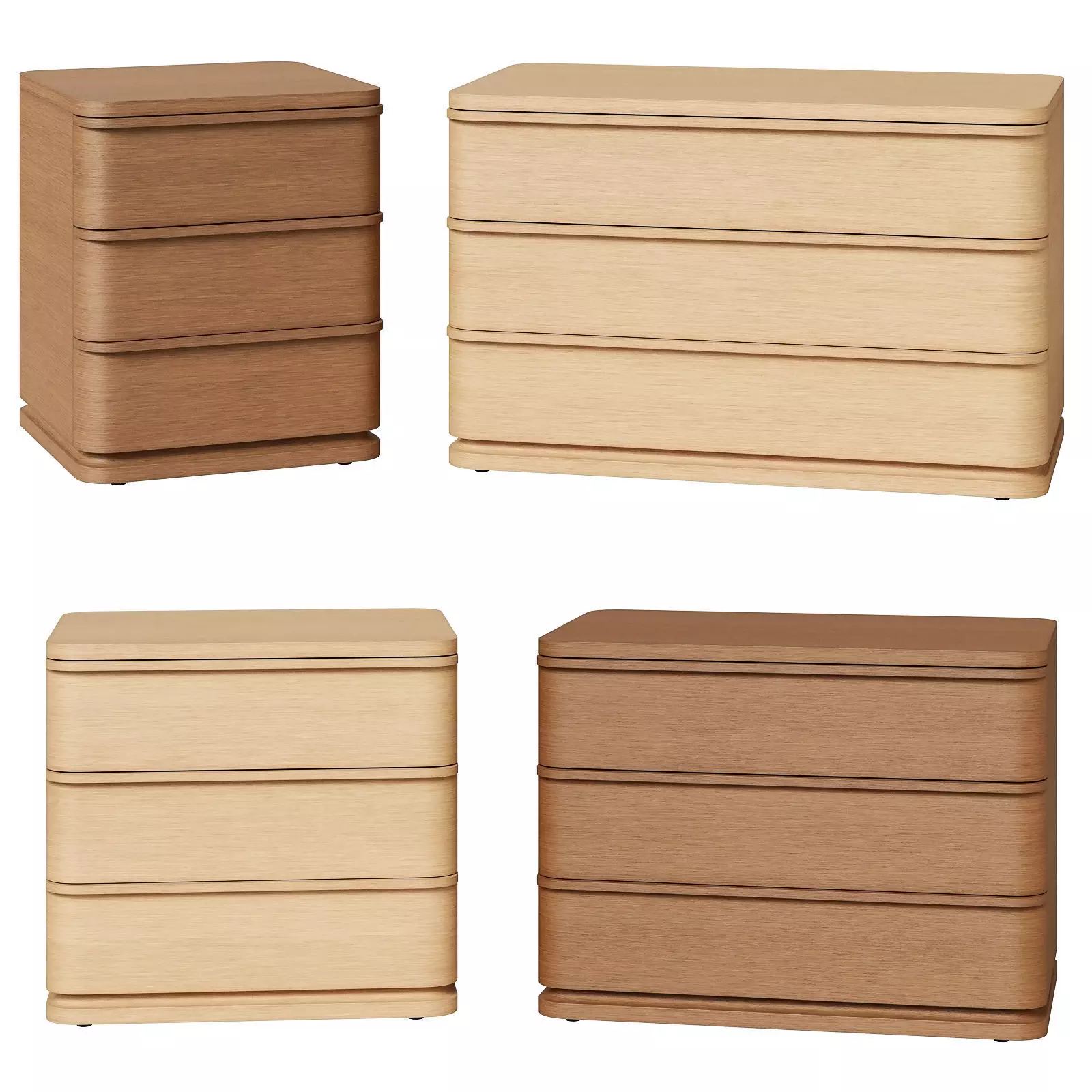 Restoration Hardware nightstand Ligne 3D model