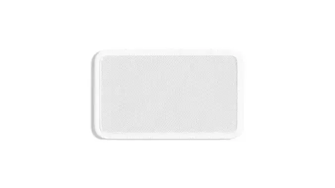 White Rectangular Embroidered Patch - embroidery rectangle badge