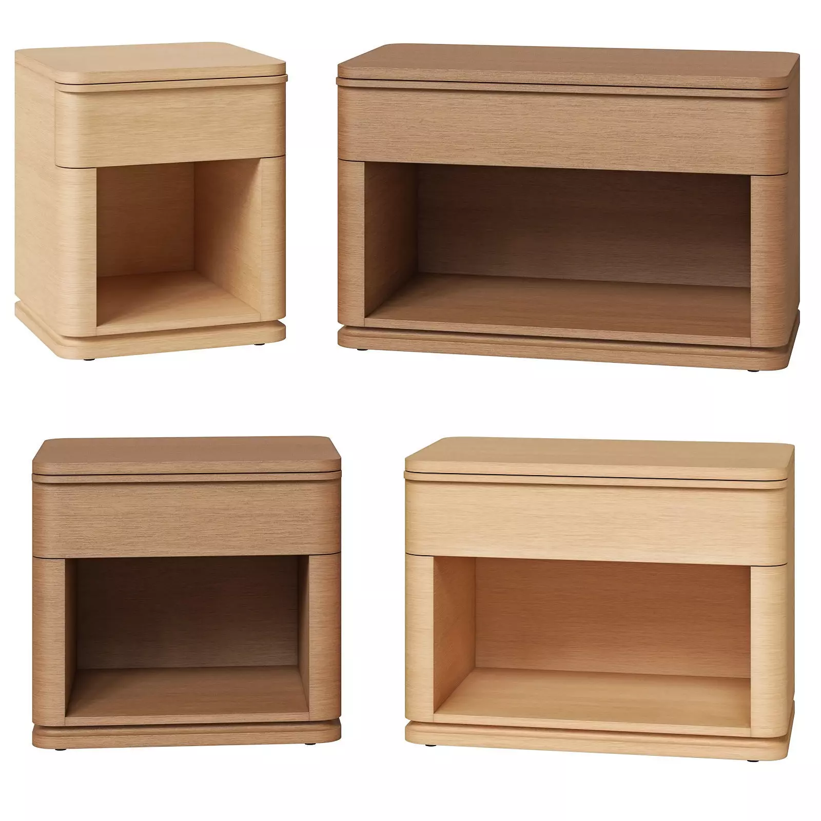 Restoration Hardware bedside tables Ligne 3D model_0