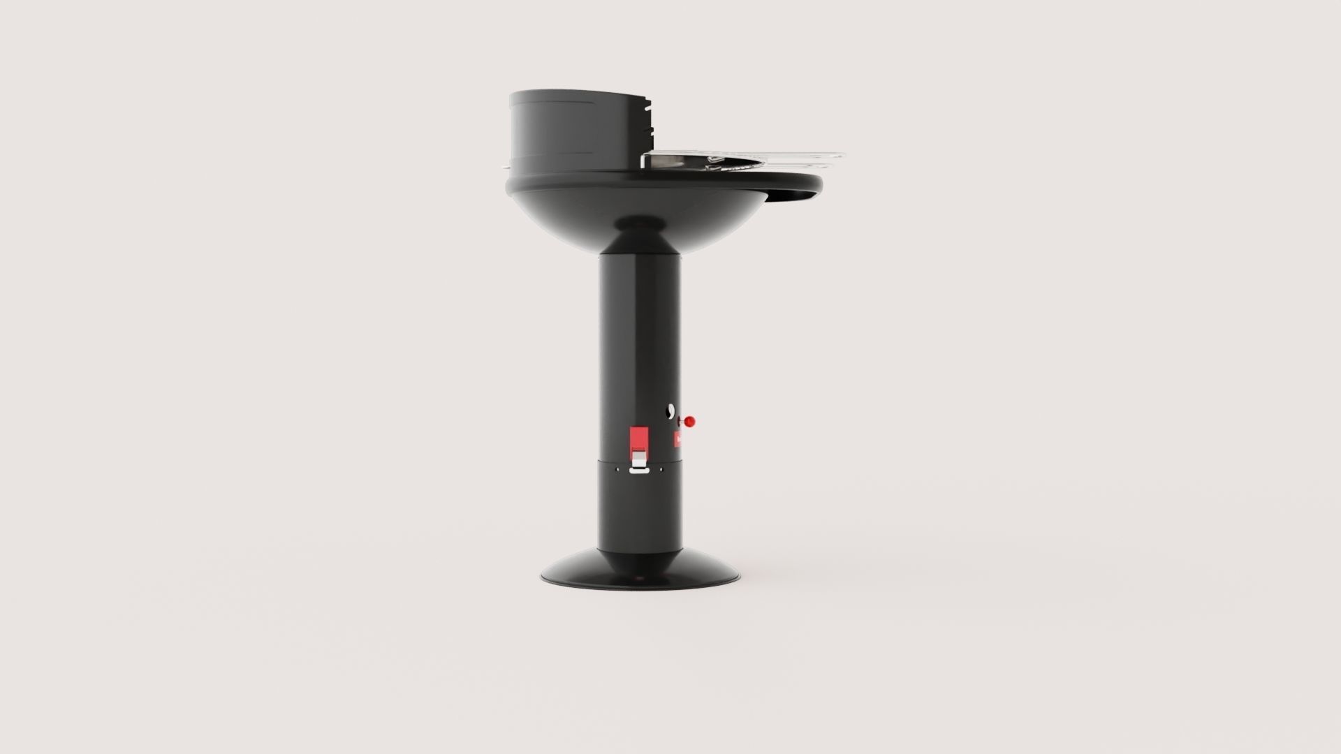 CHARCOAL GRILL Low-poly 3D model_2