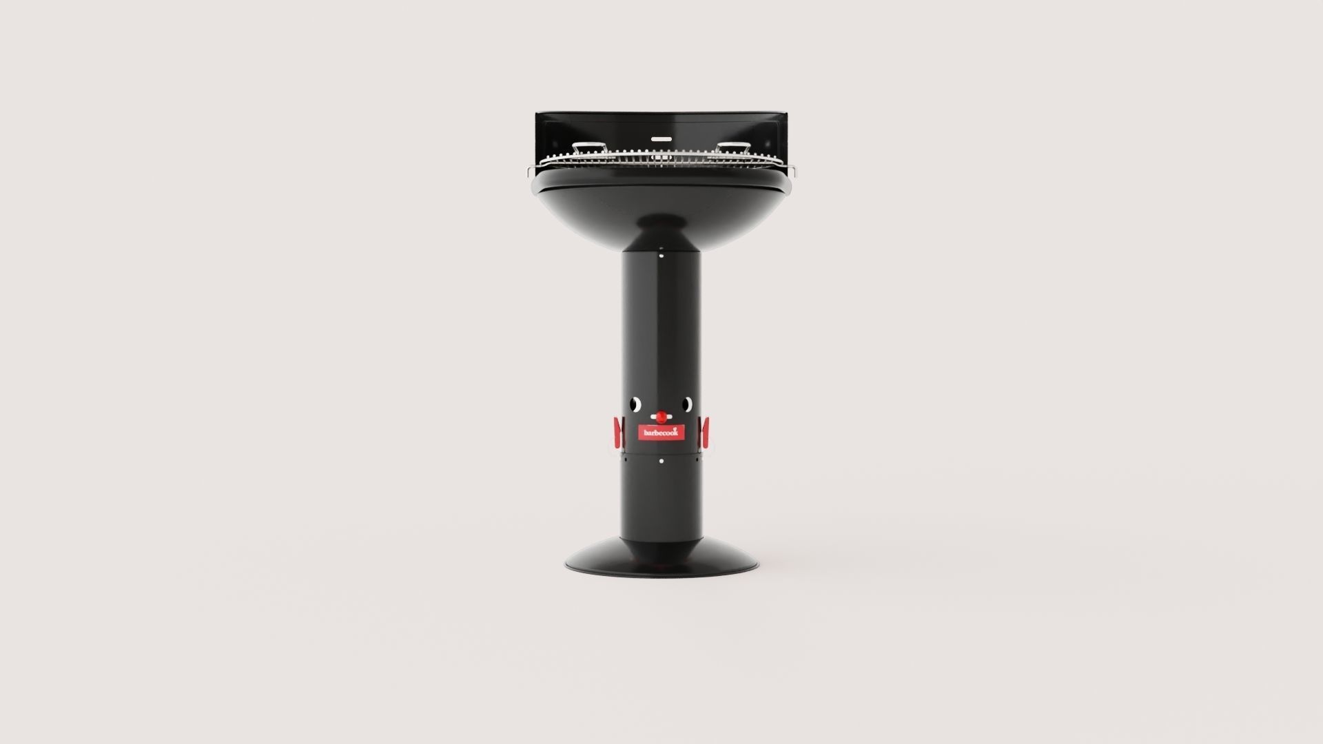 CHARCOAL GRILL Low-poly 3D model_1