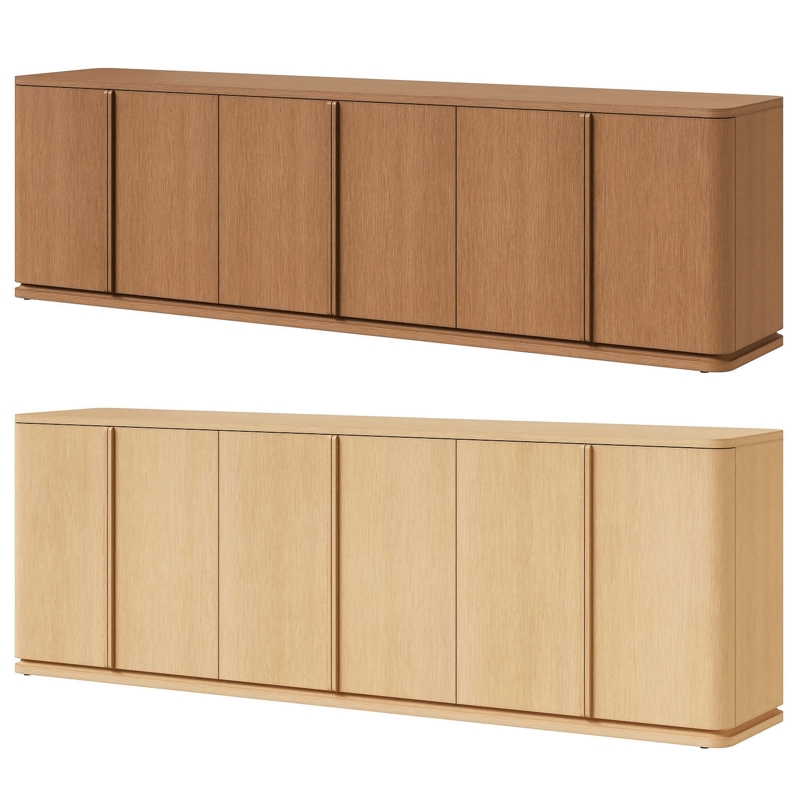 Restoration Hardware media console and sideboard Ligne 3D model_1