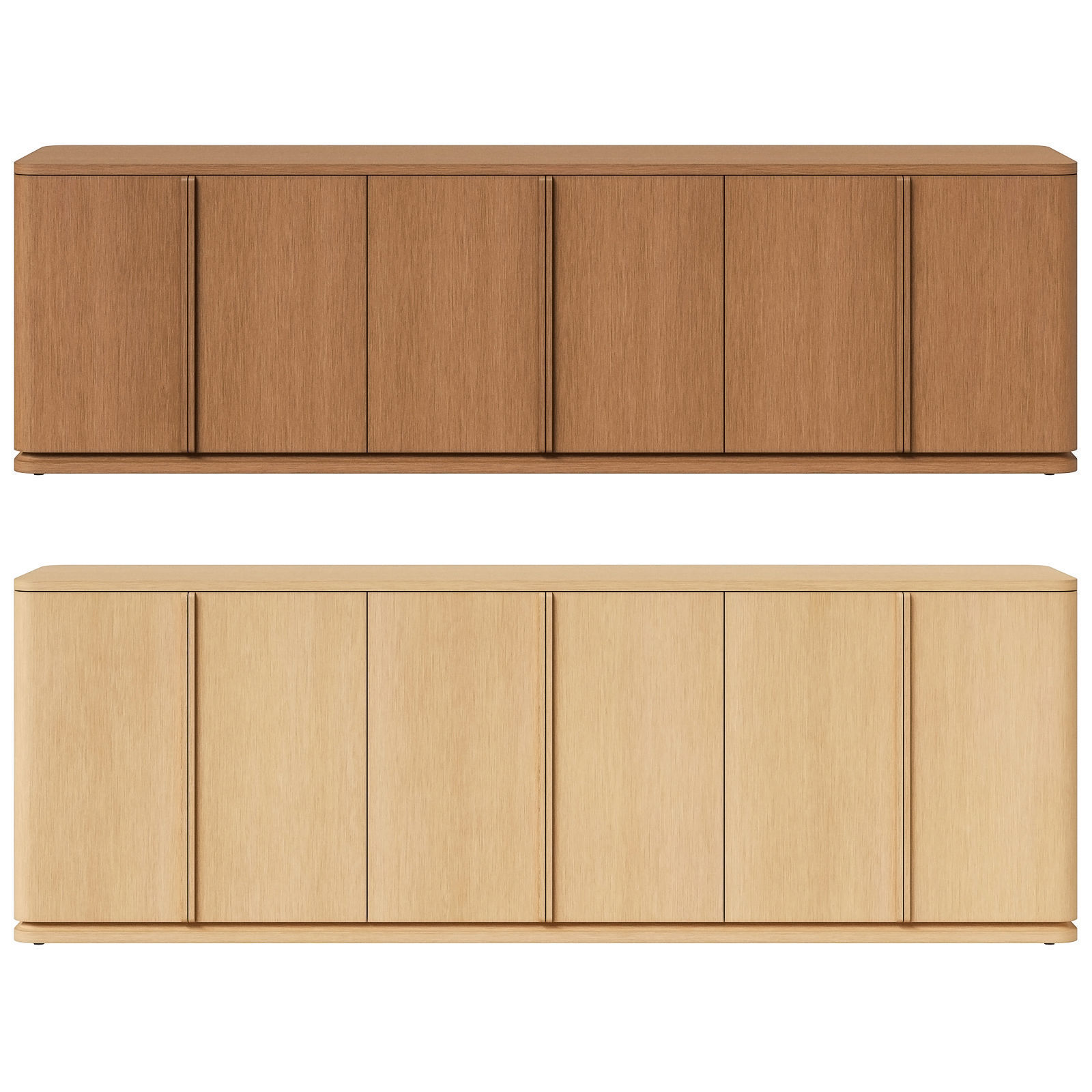 Restoration Hardware media console and sideboard Ligne 3D model_4