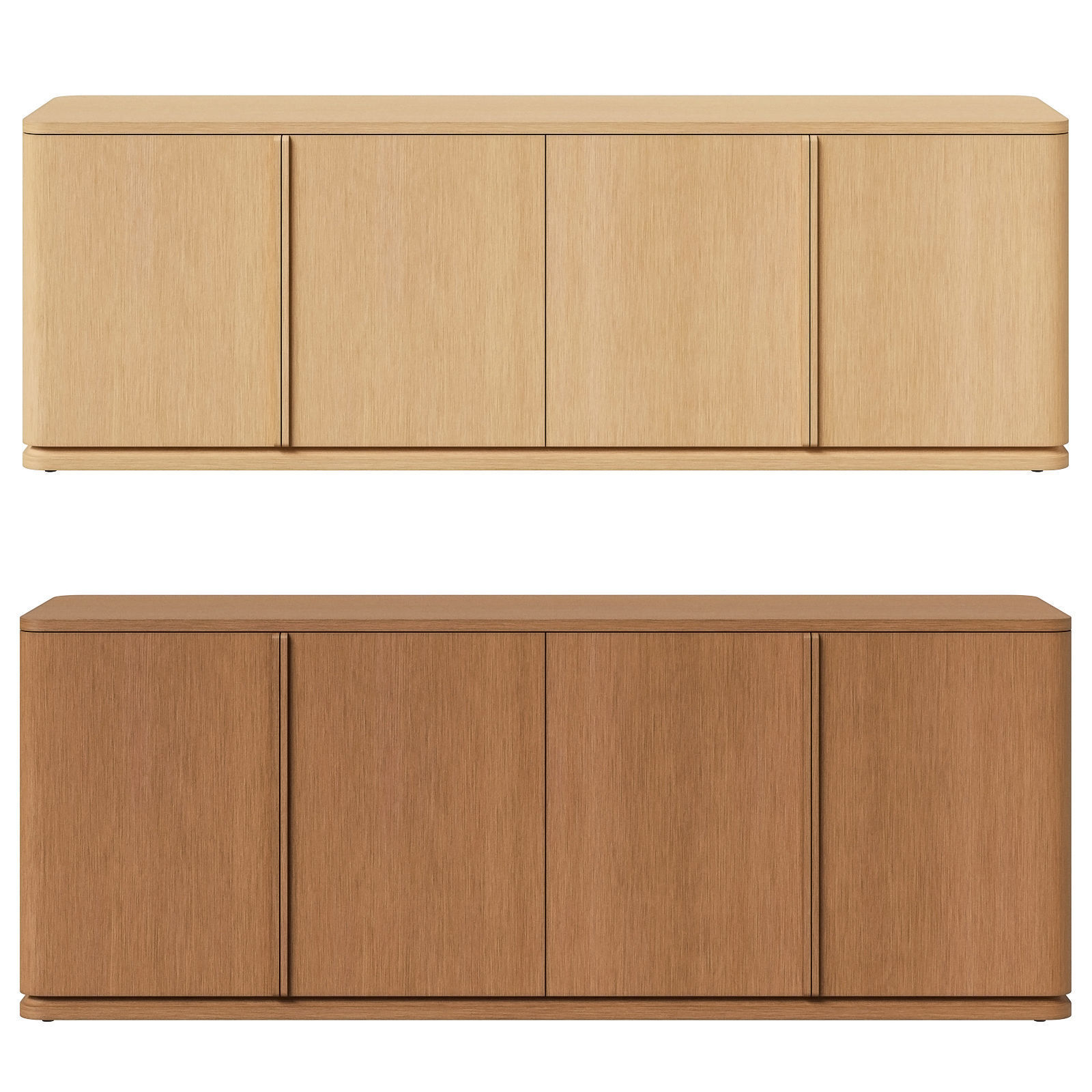 Restoration Hardware media console and sideboard Ligne 3D model_3