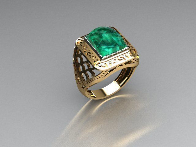 men ring 3D print model_1