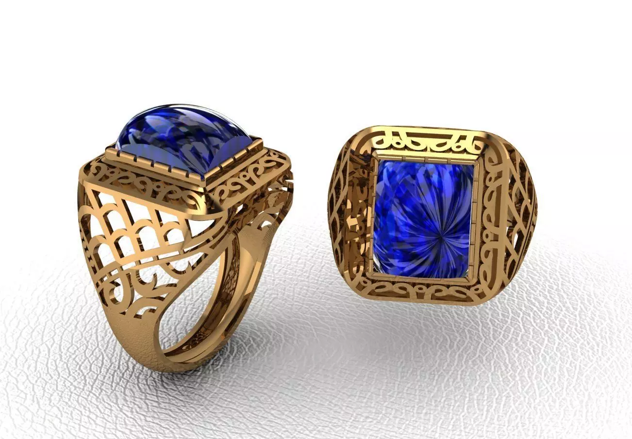 men ring 3D print model_0