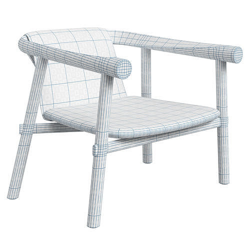 Coedition armchair Altay 3D model 6