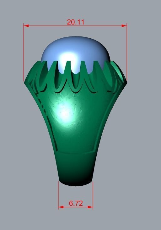 men ring 3D print model_9