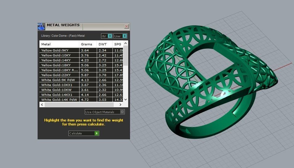 men ring 3D print model_5