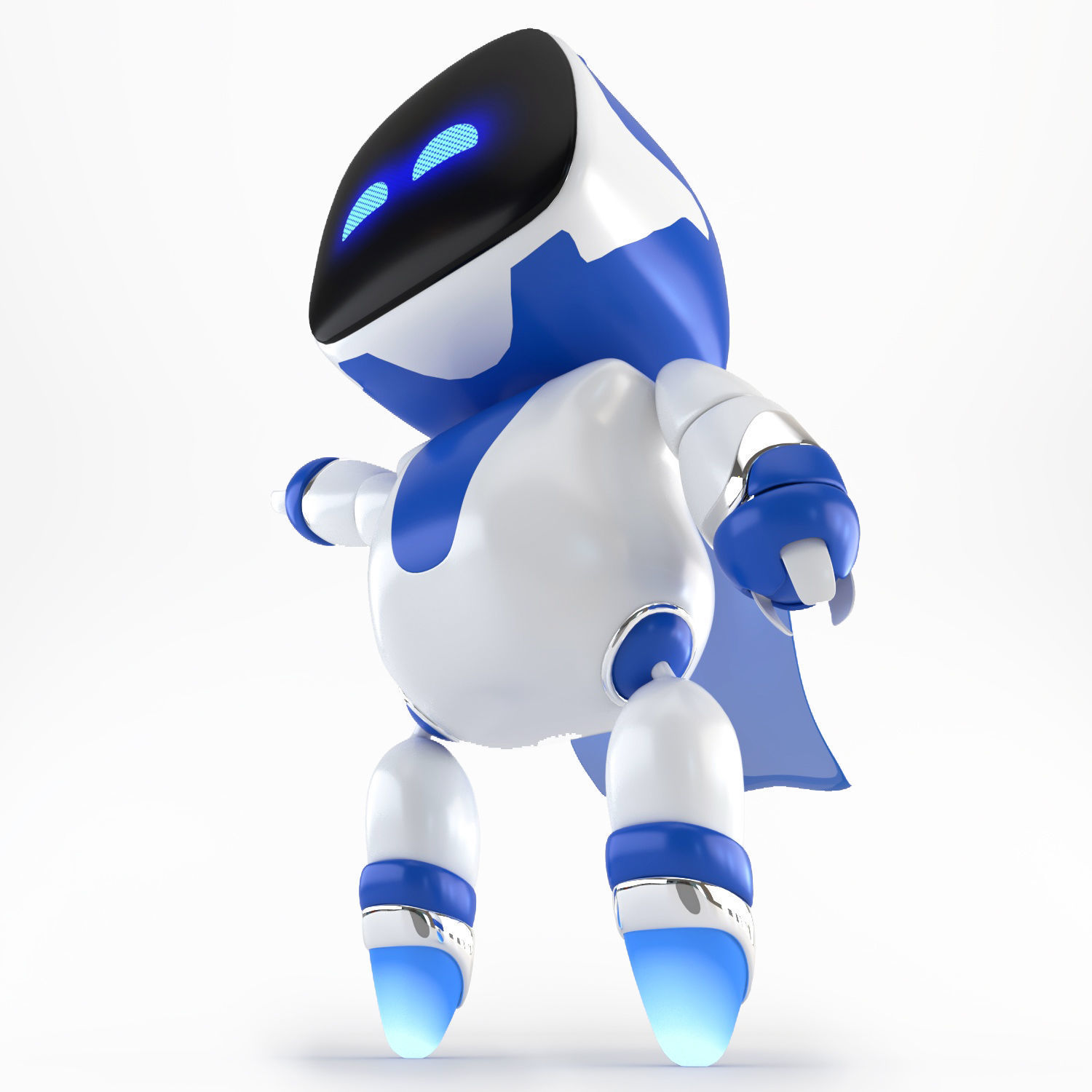 Astro Robot  3D model_1