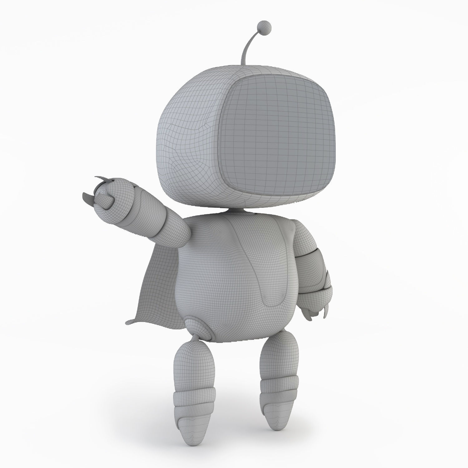 Astro Robot  3D model_8