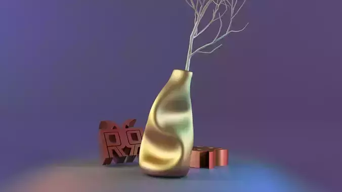 Deform modern vase