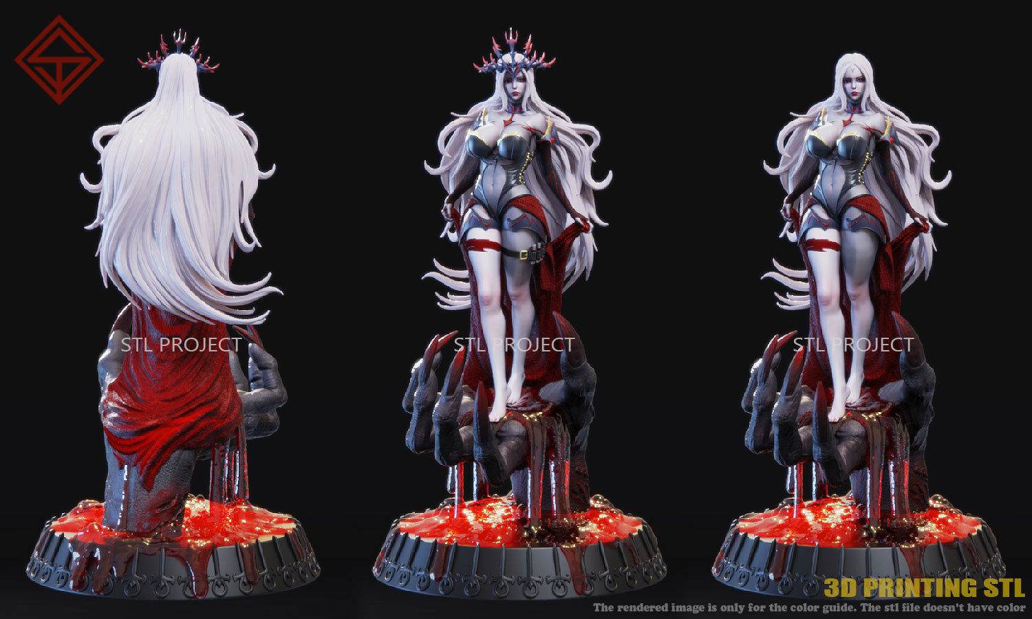 Vampire Queen 3D print model_1