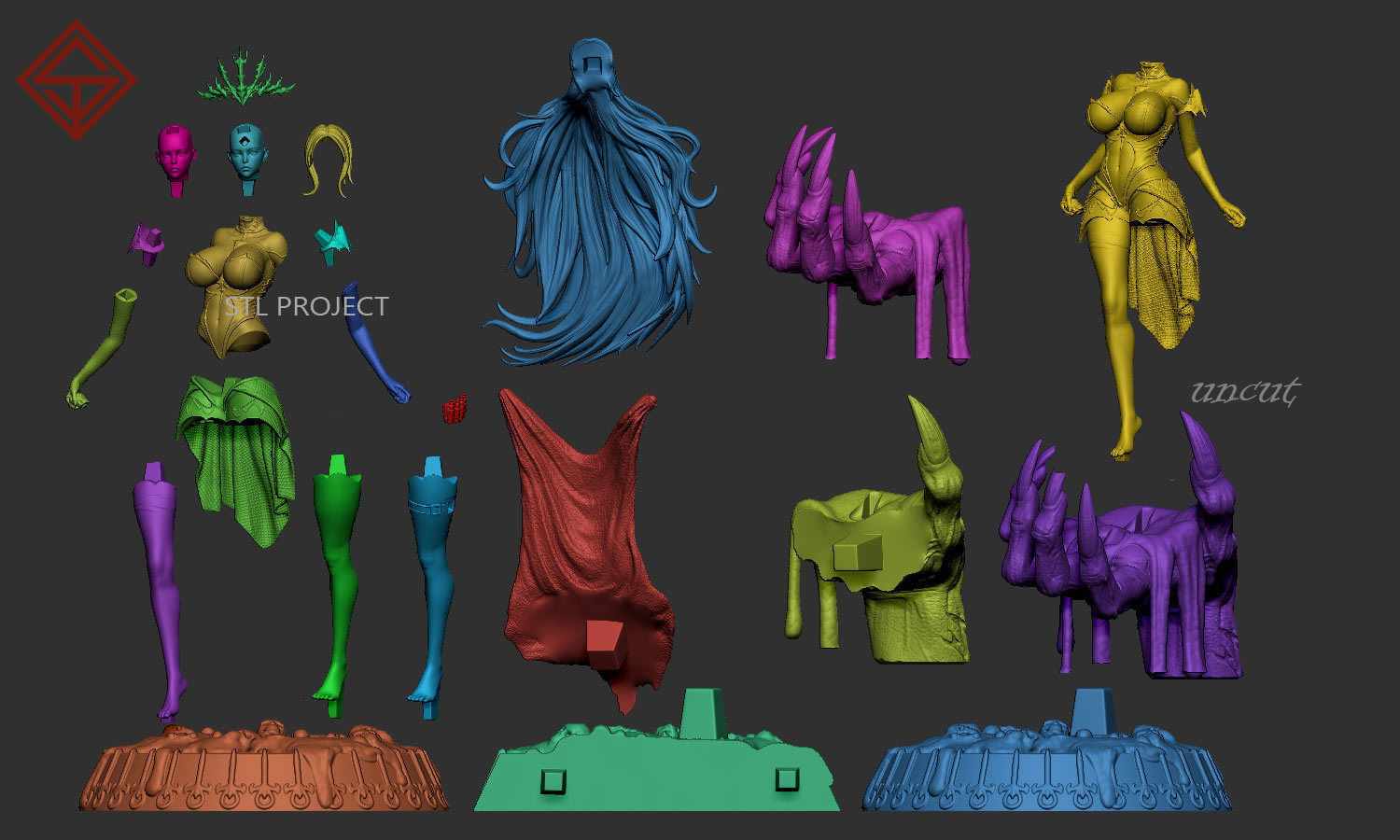 Vampire Queen 3D print model_3